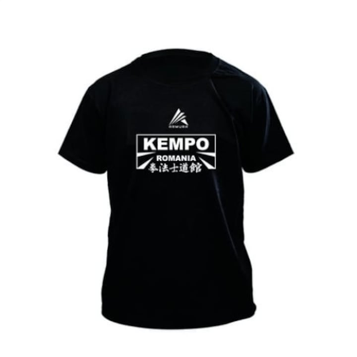 Тениска ARMURA Kempo, Черна, 2.0 Junior, Памук, 3/4 години