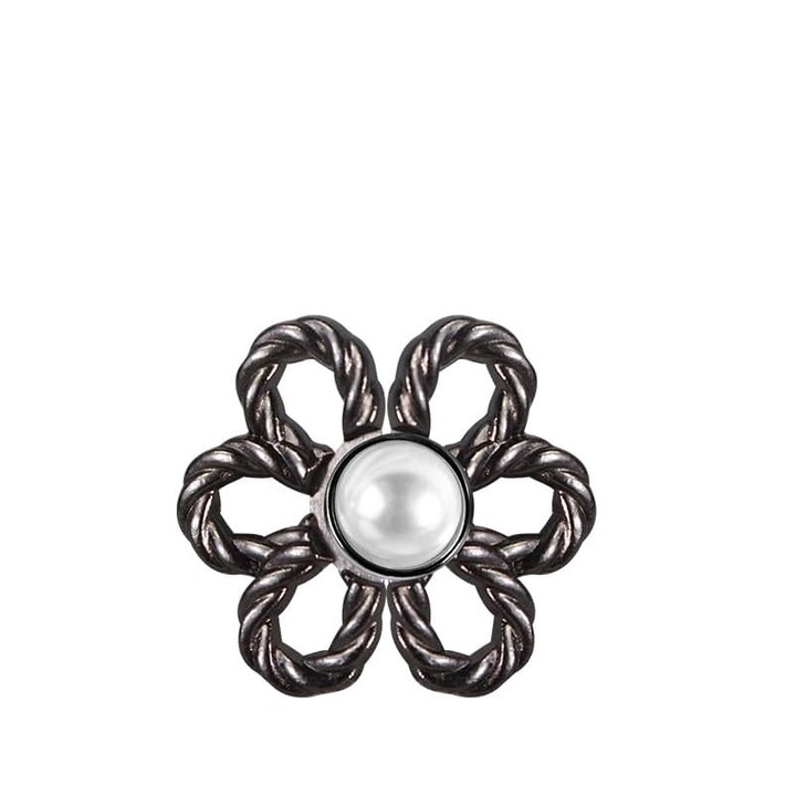 Set 4 accesorii pantaloni, zenzmy, Metal, Negru