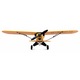 Avion RC cu telecomanda Piper J-3 Cup, Gyroscop care stabilizeaza zborul, Lungime 35.6 cm, Anvergura 50.5cm, 2,4GHz, 3 canale, RTF, 14+