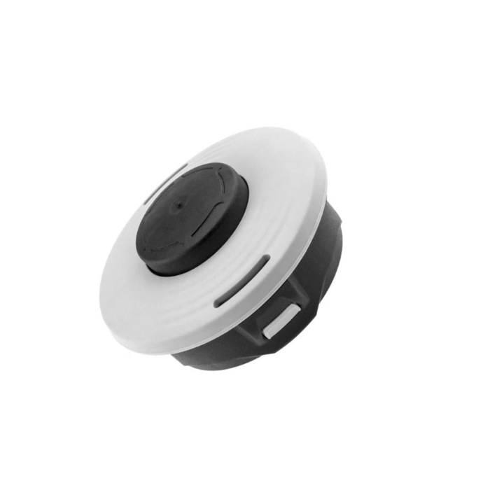 Cap tambur motocoasa M12 x 1.5mm alb/negru MX768 plastic