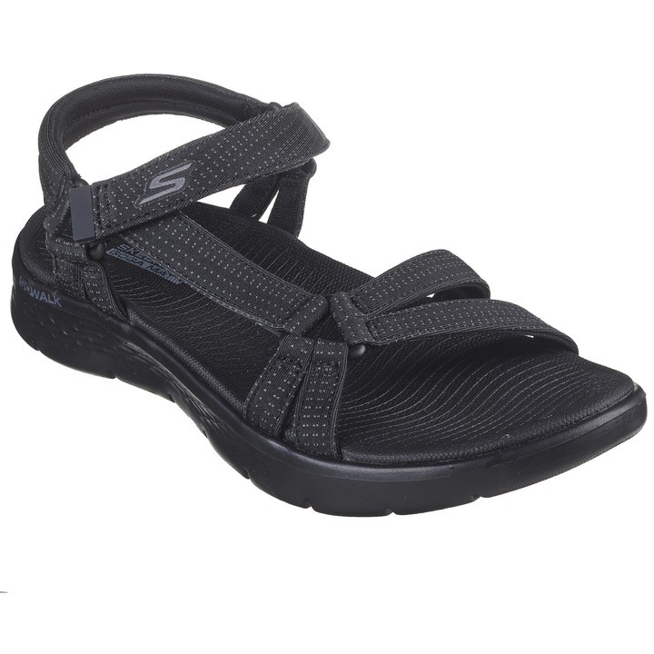 Sandale dama GO WALK FLEX SANDAL SUBLIME 141451 BBK, Skechers, 35 EU