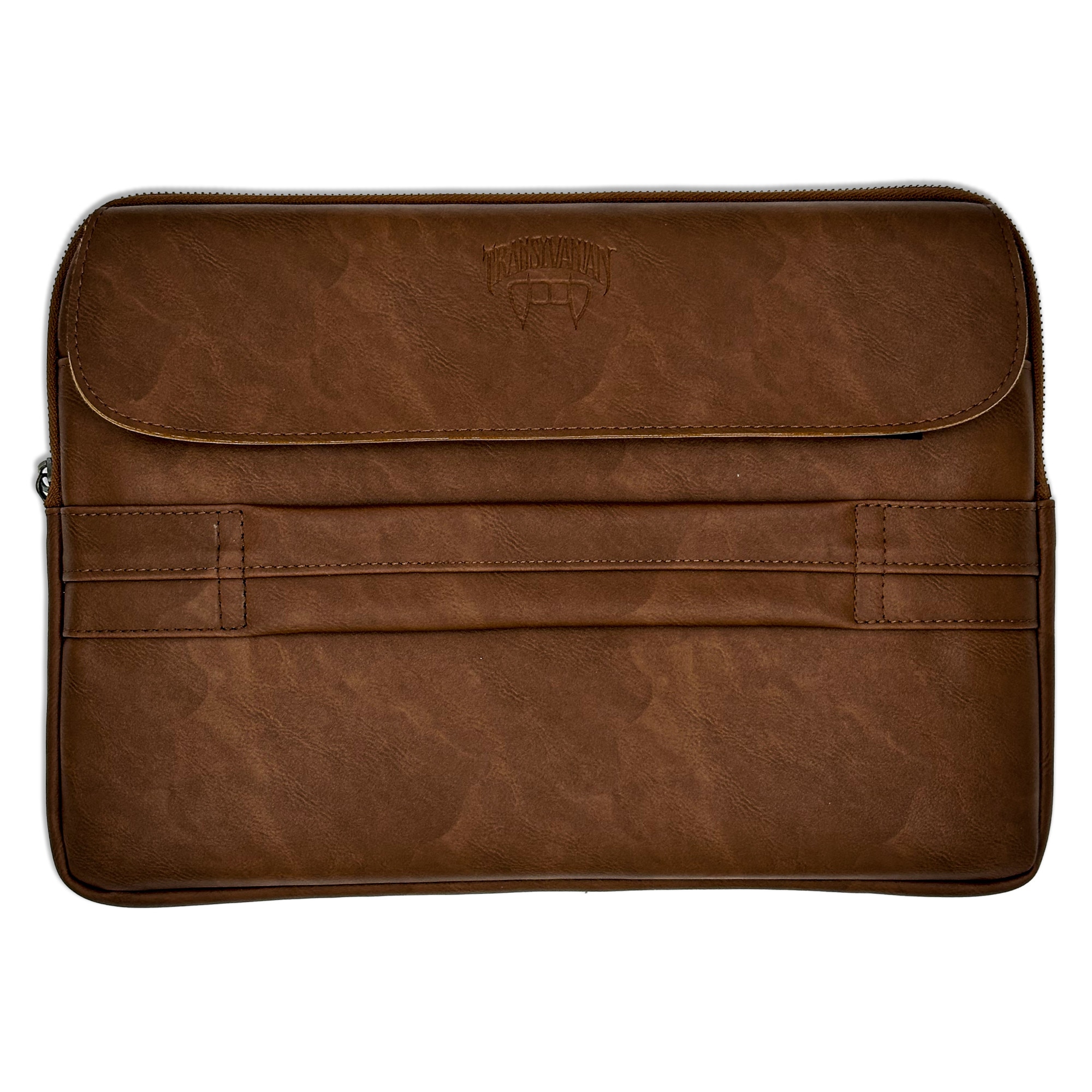 Geanta pentru Laptop 13,3 inch, Transilvanian Bags, Executive, Piele ecologica, Maro, 23x34 cm
