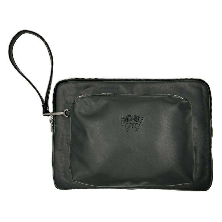 Geanta pentru Laptop 13,3 inch, Transilvanian Bags, Twinpack, Piele ecologica, Negru, 23x34 cm