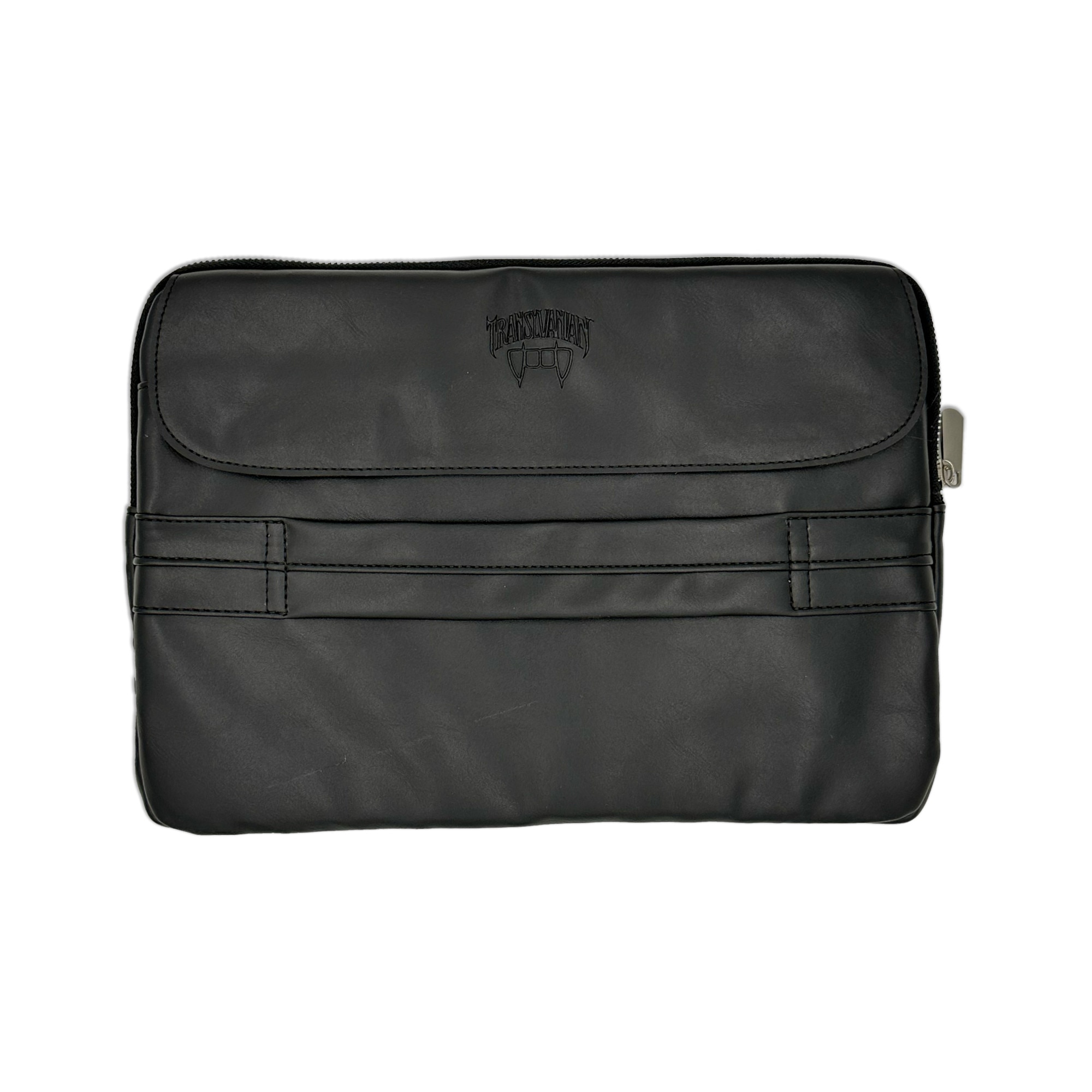 Geanta pentru Laptop 13,3 inch, Transilvanian Bags, Twinpack, Piele ecologica, Negru, 23x34 cm