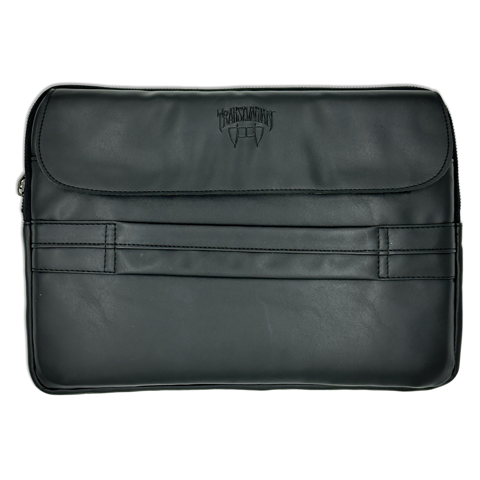 Geanta pentru Laptop 15,6 inch, Transilvanian Bags, Executive, Piele ecologica, Negru, 26x38 cm