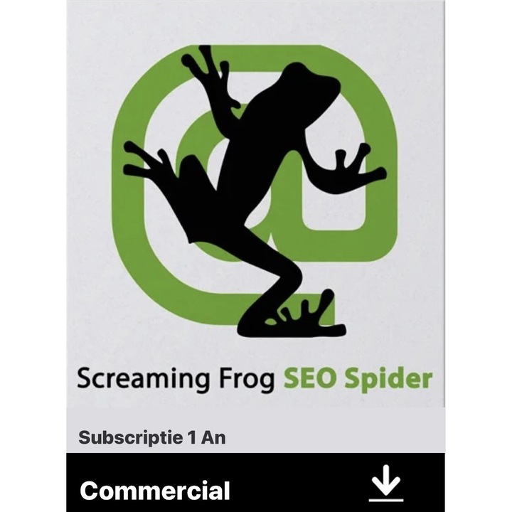 Screaming Frog SEO Spider Premium, Website Crawler Tool, 1 éves előfizetés 1 PC/Mac/Linux eszköz