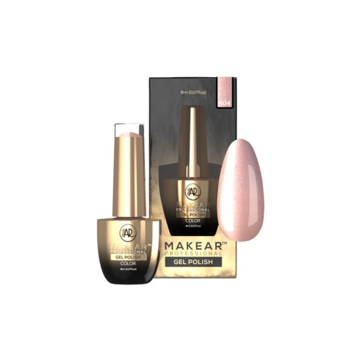 Lac de unghii semipermanent Princess Makear, 404 Crem, 8 ml