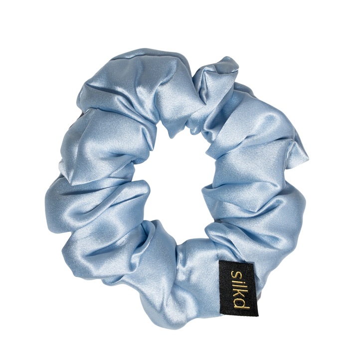 Elastic de par, Silkd, Matase Mulberry 19 momme, M, Baby Blue