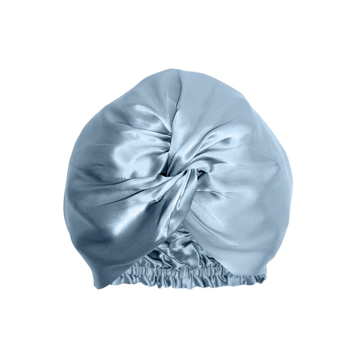 Turban, Silkd, Matase Mulberry 19 momme, Baby Blue