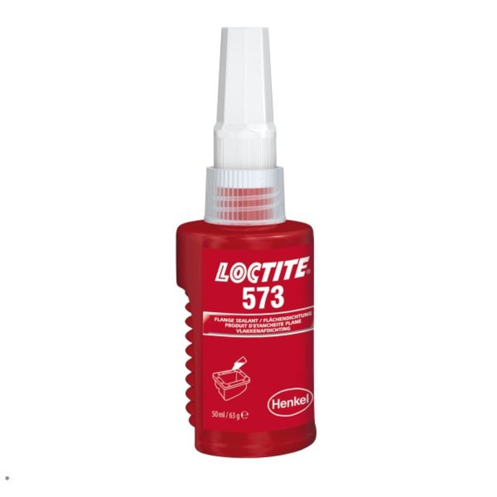 Adeziv Loctite 573 Flange Sealant 50ml, etanseaza imbinarile stranse dintre flanse si suprafetele rigide de metal
