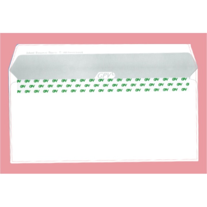 Plic Dl Alb Siliconic 110x220mm, 25buc/set