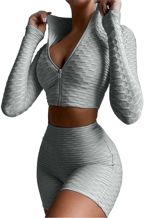 Compleu dama Poliester Gri, Gri