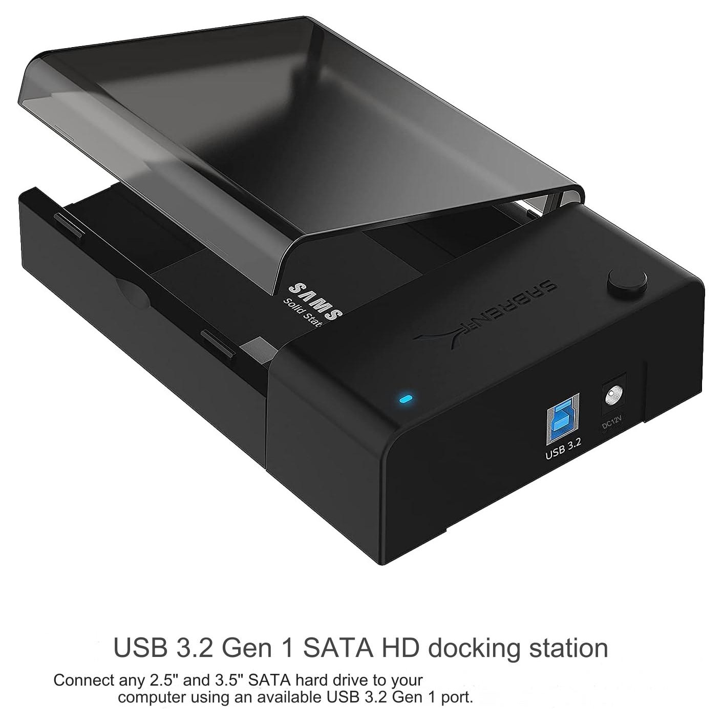 Docking Station Carcasa Rack Pentru Hdd Ssd Extern Inch Sata Uasp Usb Si Usb