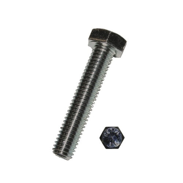 Suruburi Metrice Cu Cap Hexagonal Dresselhaus 12x20 Mm Din933 Otel Zincat, 100 Bucati