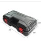 Mini fűrész 4" 700 W, elektromos 24 V, hordozható, 2 lánc, 4500 mAh, 1 akkumulátor, fekete