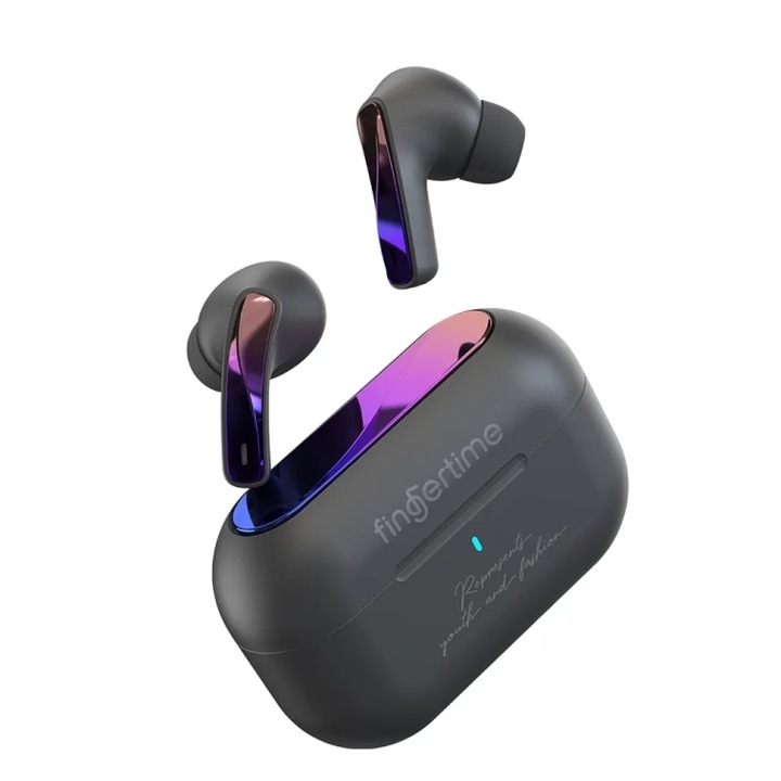 Casti wireless FIXED Voyage, Bluetooth, 32Ohm, 20-20kHz, negru