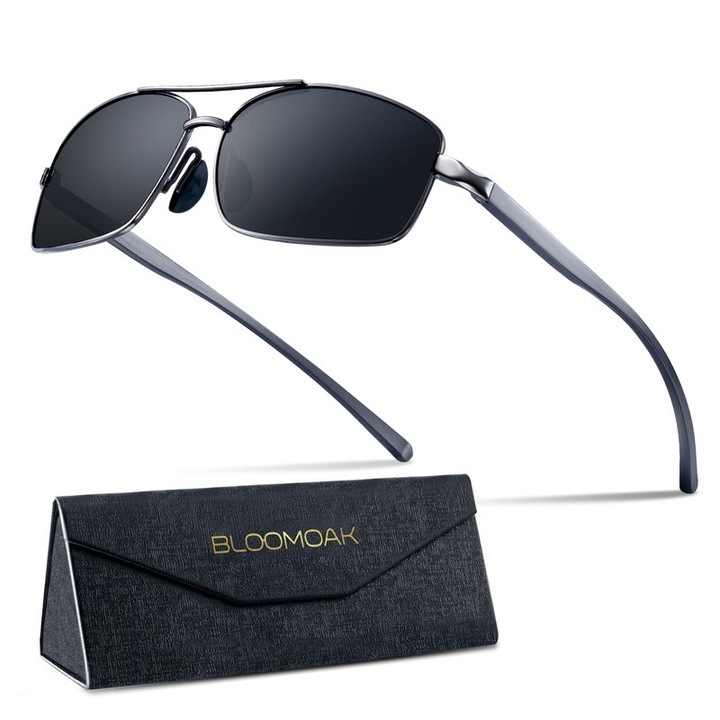 Ochelari de soare polarizati, Bloomoak, Negru