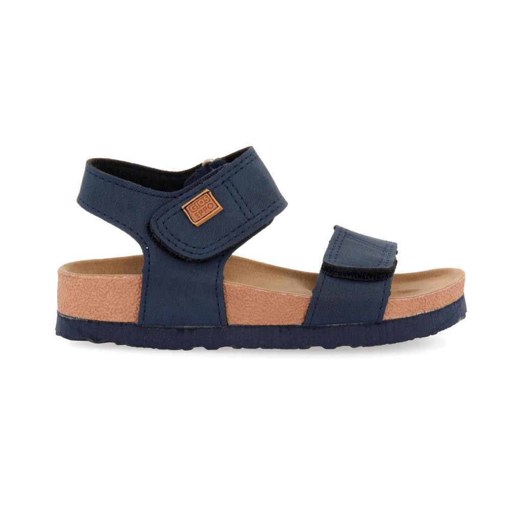 Gioseppo, Sandale de piele ecologica cu velcro Tredegar, Bleumarin, 39 EU