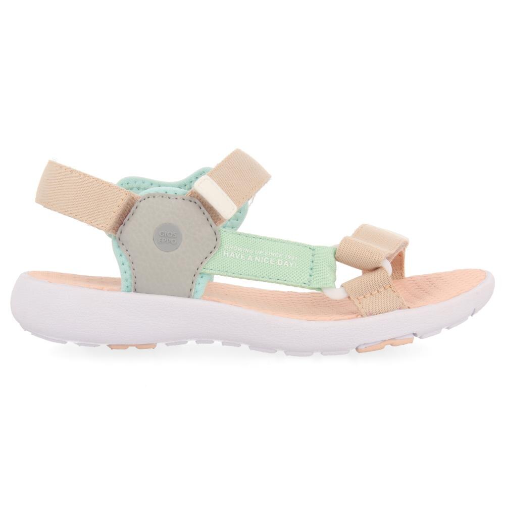 Gioseppo, Sandale cu velcro Birigui 27593, Piersica, Mint, 34 EU