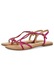 Gioseppo, Sandale de piele cu design impletit, Fucsia, 35