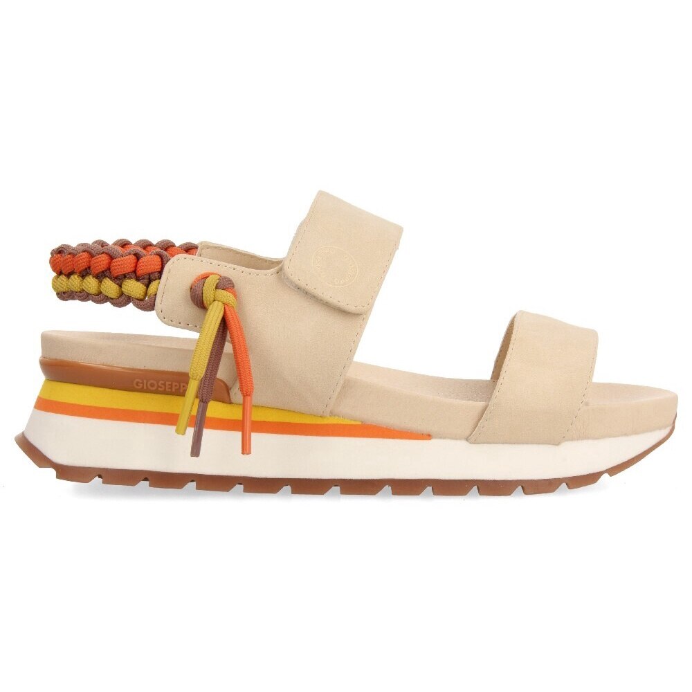 Gioseppo, Sandale slingback uni, Galben, Portocaliu, Bej, 39