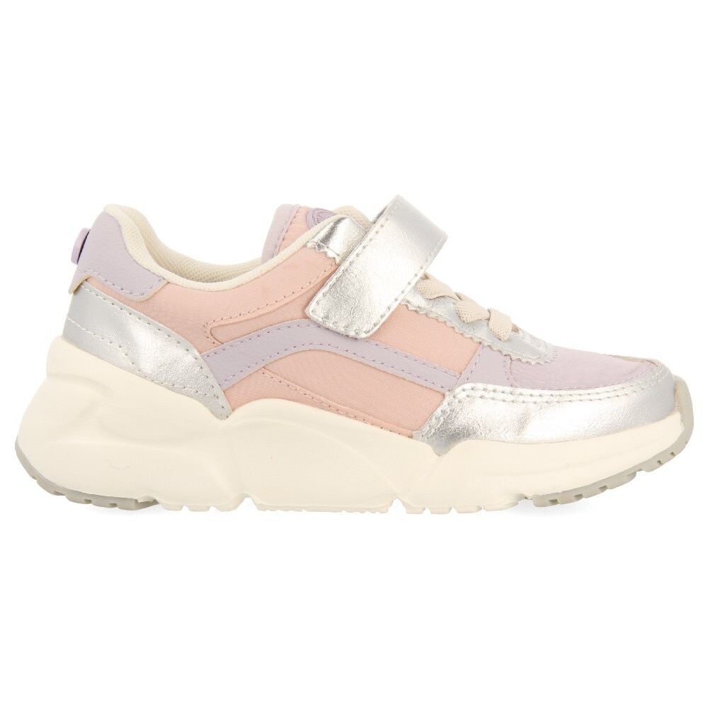 Gioseppo, Pantofi sport colorblock cu velcro Nasice, Roz pal, 35 EU