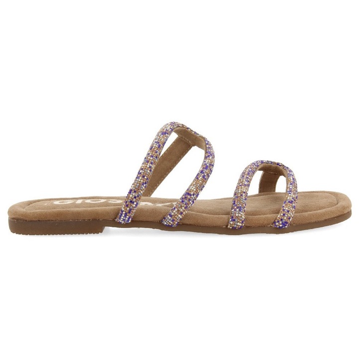 Gioseppo, Papuci cu strasuri Temelec, Maro taupe deschis