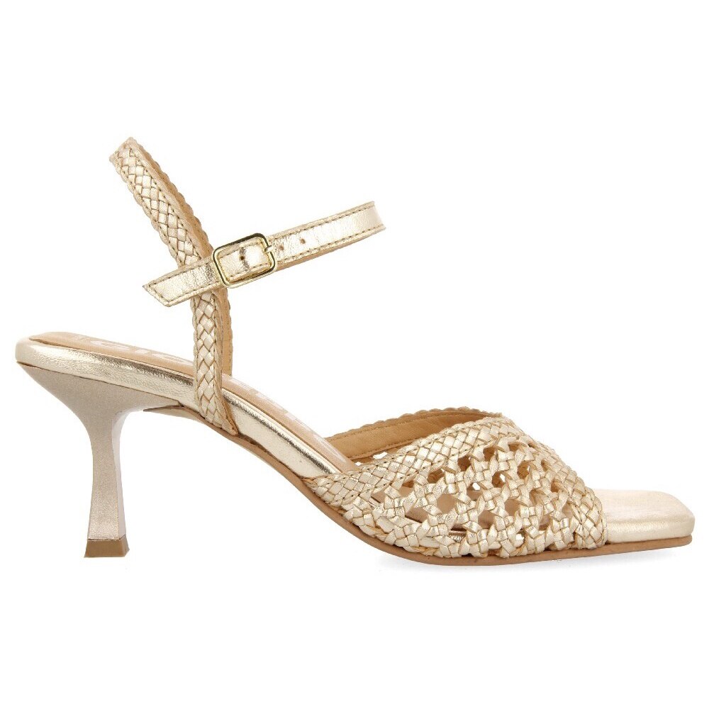 Gioseppo, Sandale de piele cu toc Durseley, Auriu, 36