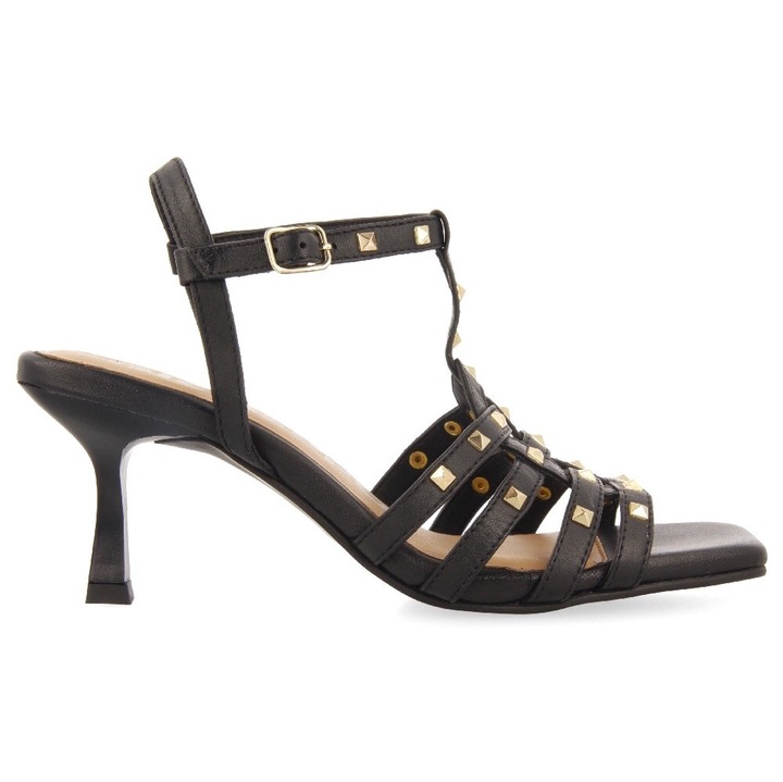 Gioseppo, Sandale de piele Krizevci 28425, Negru