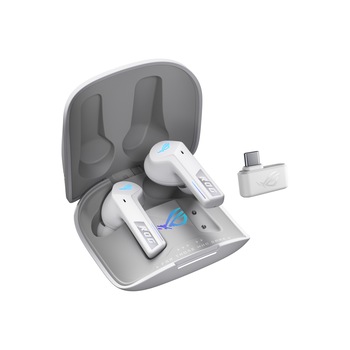 Casti wireless in ear ASUS ROG Cetra SpeedNova True Wireless, Alb