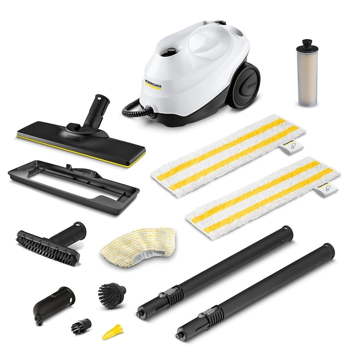 Парочистача Karcher SC 3 EasyFix Plus, 1900W, 3.5 bar, 1l, Bialy/Czarny/Zolty, 236x360x253mm