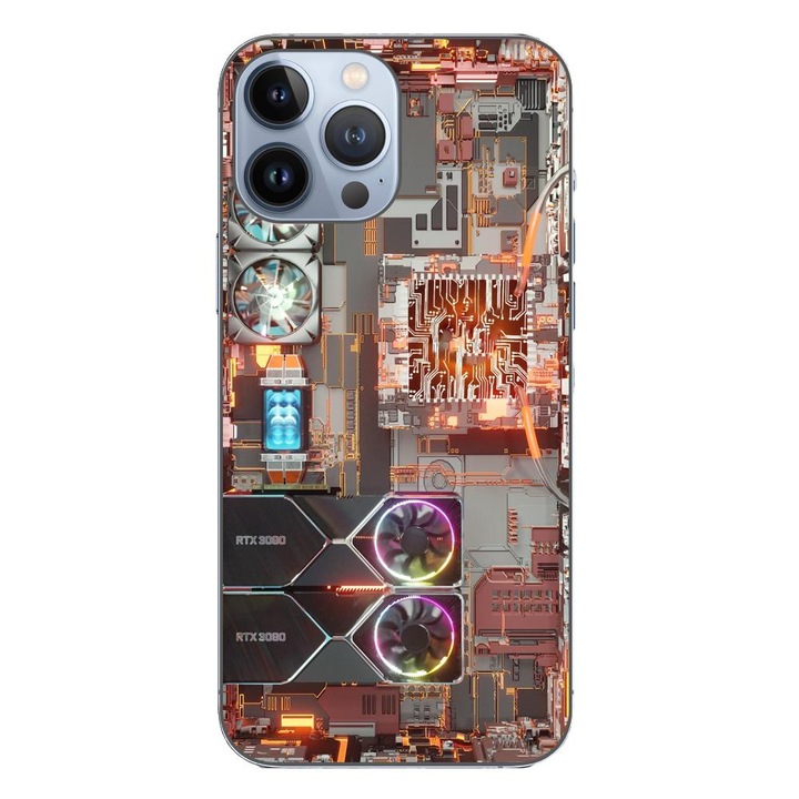 Капак, съвместим с дънна платка на Apple iPhone 13 Pro Max Silicon Gel Tpu
