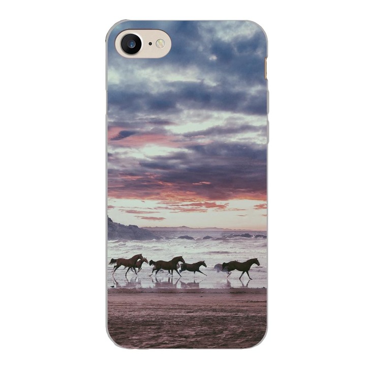 Husa compatibila cu Apple iPhone 7, iPhone 8, iPhone SE 2020 Silicon Gel Tpu Model Cai Alergand