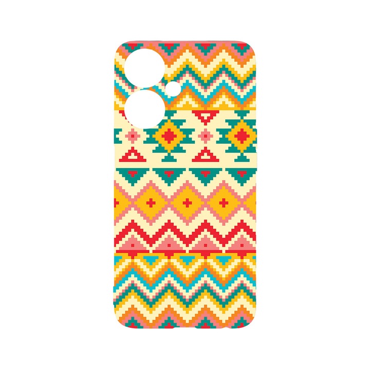 Husa BestCase® Clear Silicon, Compatibila Cu Honor X7b, Aztec, Antisoc, Protectie Camera, Margini ridicate pentru protectia ecranului, T 11