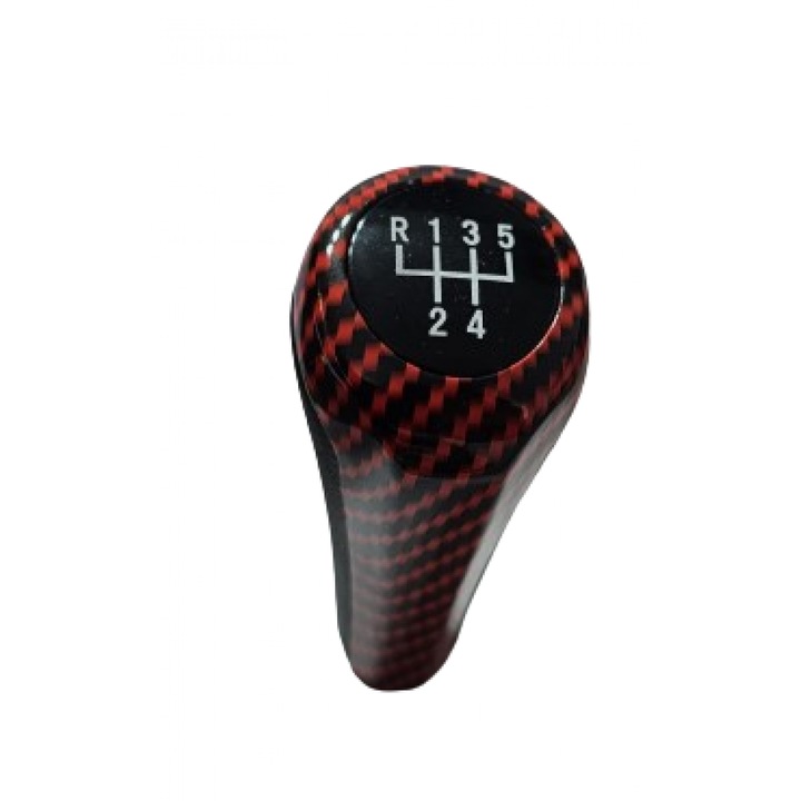 Nuca schimbator BMW E36 E46 E34, 5 viteze, negru cu rosu