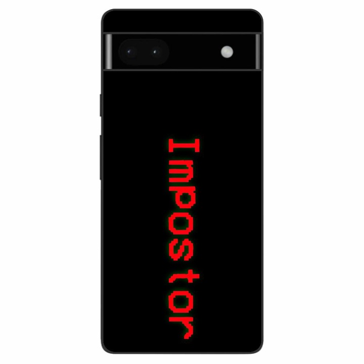Капак, съвместим с Google Pixel 6A Silicon Gel Tpu Model Among Us Impostor