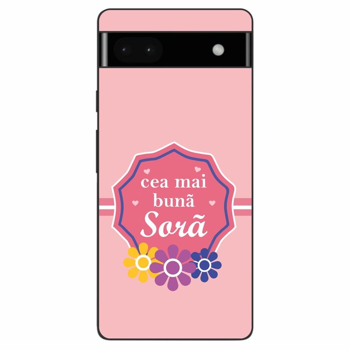 Кейс съвместим с Google Pixel 6A Silicone Gel Tpu Модел Best Sister