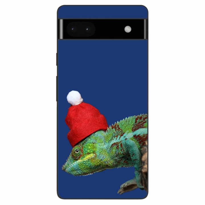 Кейс съвместим с Google Pixel 6A Silicone Gel Tpu Модел Коледен хамелеон