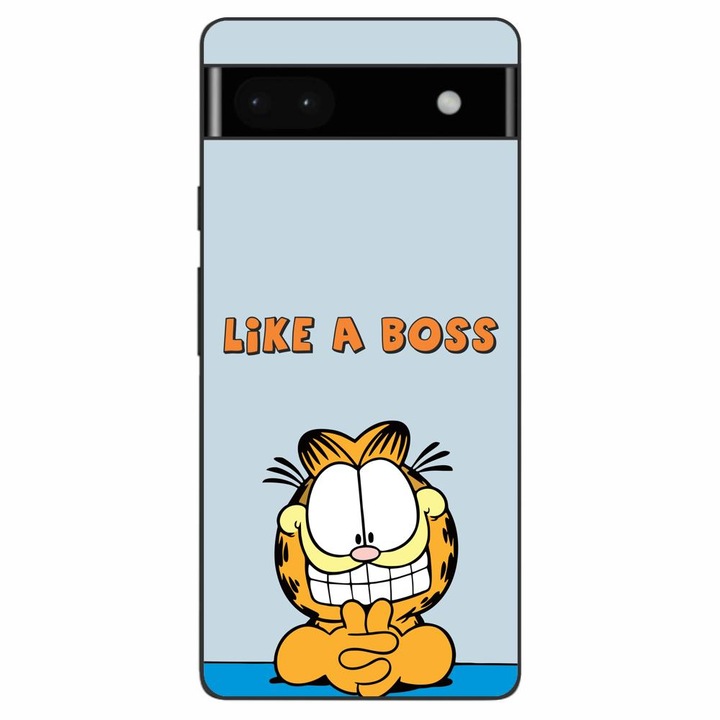 Husa compatibila cu Google Pixel 6A Silicon Gel Tpu Model Garfield Like A Boss
