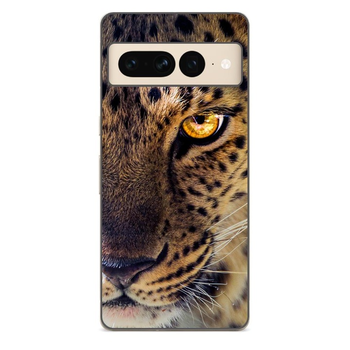 Husa compatibila cu Google Pixel 7 Pro Silicon Gel Tpu Model Leopard