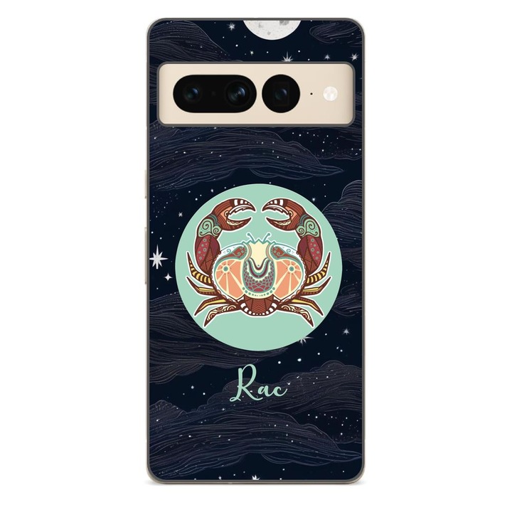 Husa compatibila cu Google Pixel 8 Pro Silicon Gel Tpu Model Horoscop Rac