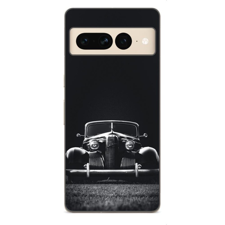 Husa compatibila cu Google Pixel 8 Pro Silicon Gel Tpu Model Old Car