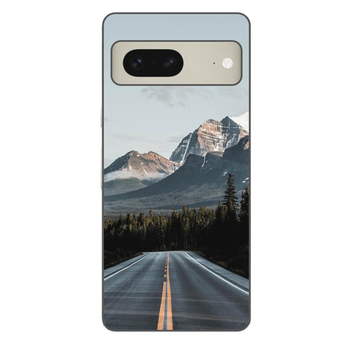 Husa compatibila cu Google Pixel 7 Silicon Gel Tpu Model Mountain Road