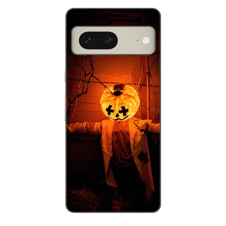 Husa compatibila cu Google Pixel 7 Silicon Gel Tpu Model Halloween Sperietoare