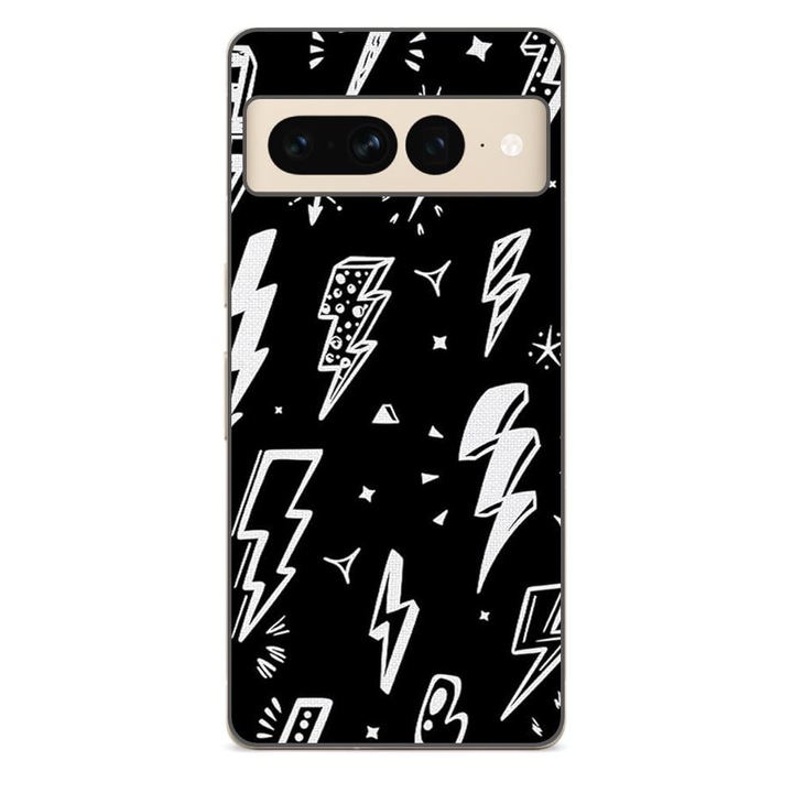 Калъф, съвместим с Google Pixel 7 Pro Silicon Gel Tpu модел Lightnings
