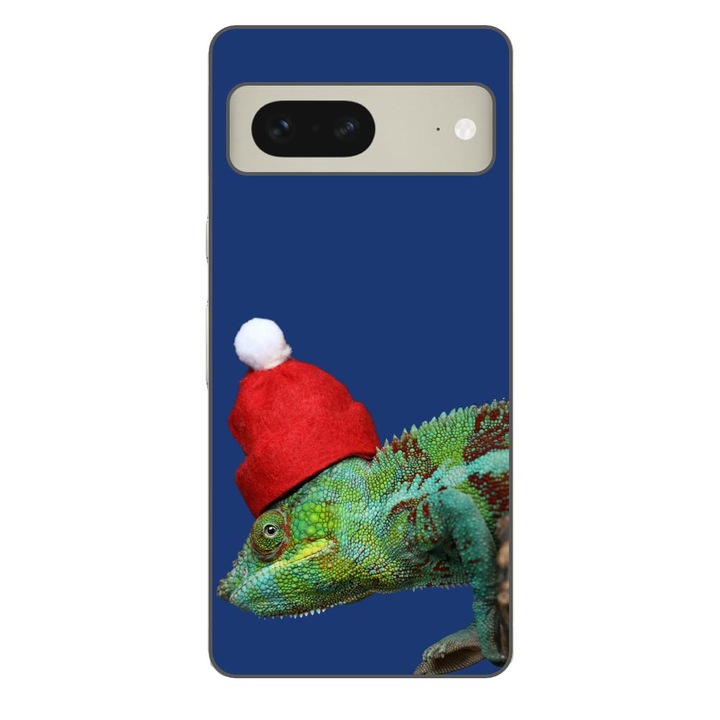 Husa compatibila cu Google Pixel 7 Silicon Gel Tpu Model Craciun Cameleon