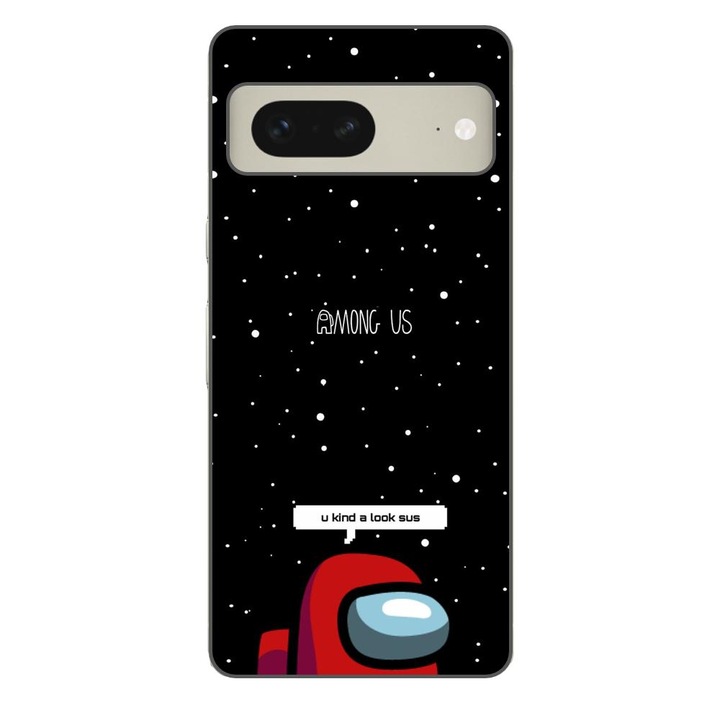 Husa compatibila cu Google Pixel 7 Silicon Gel Tpu Model Among Us