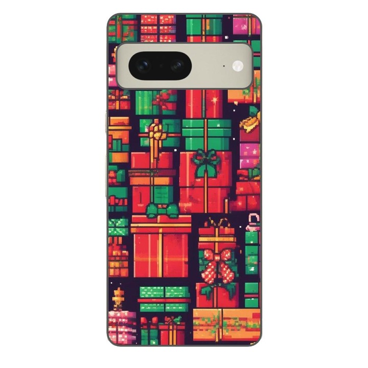 Husa compatibila cu Google Pixel 7 Silicon Gel Tpu Model Pixel Art Gifts