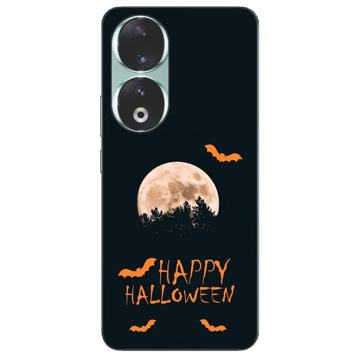 Husa compatibila cu Honor 90 5G Silicon Gel Tpu Model Happy Halloween Luna Plina