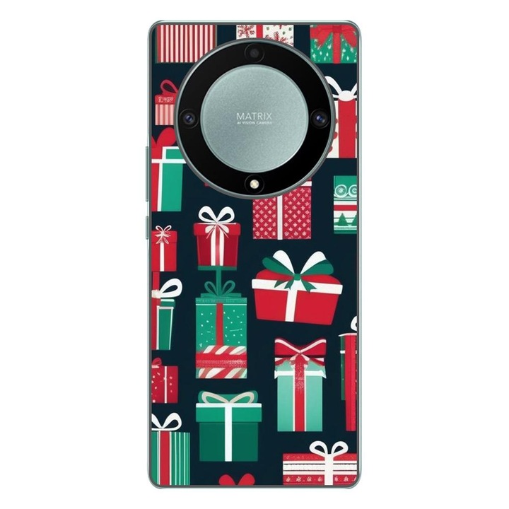 Husa compatibila cu Honor Magic 5 Lite Silicon Gel Tpu Model Cadouri Craciun Pattern